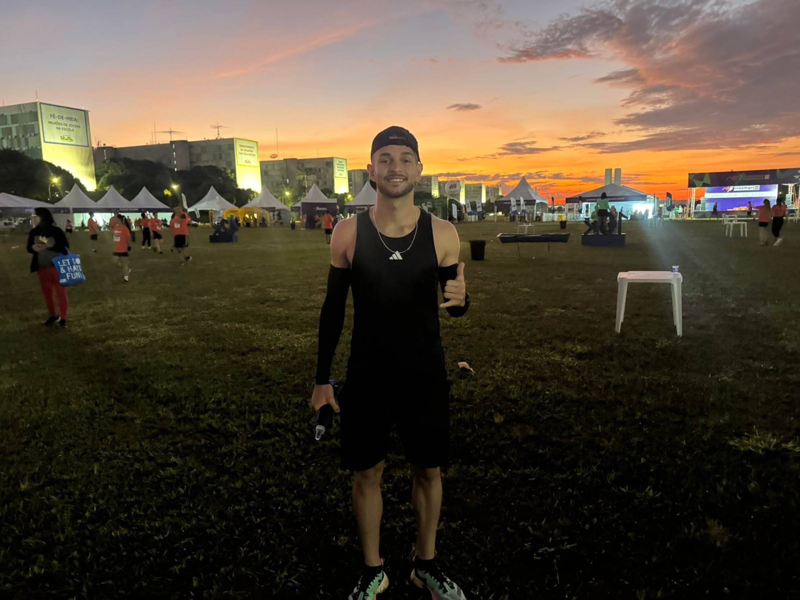 Emanuel corre desde a adolesc&ecirc;ncia