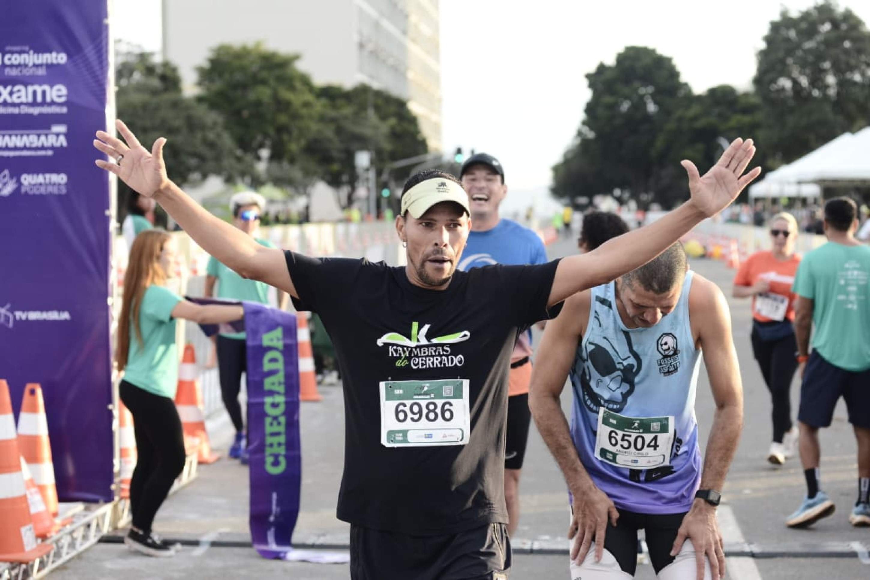 Maratona Brasília 2026: chegada dos 5km masculino