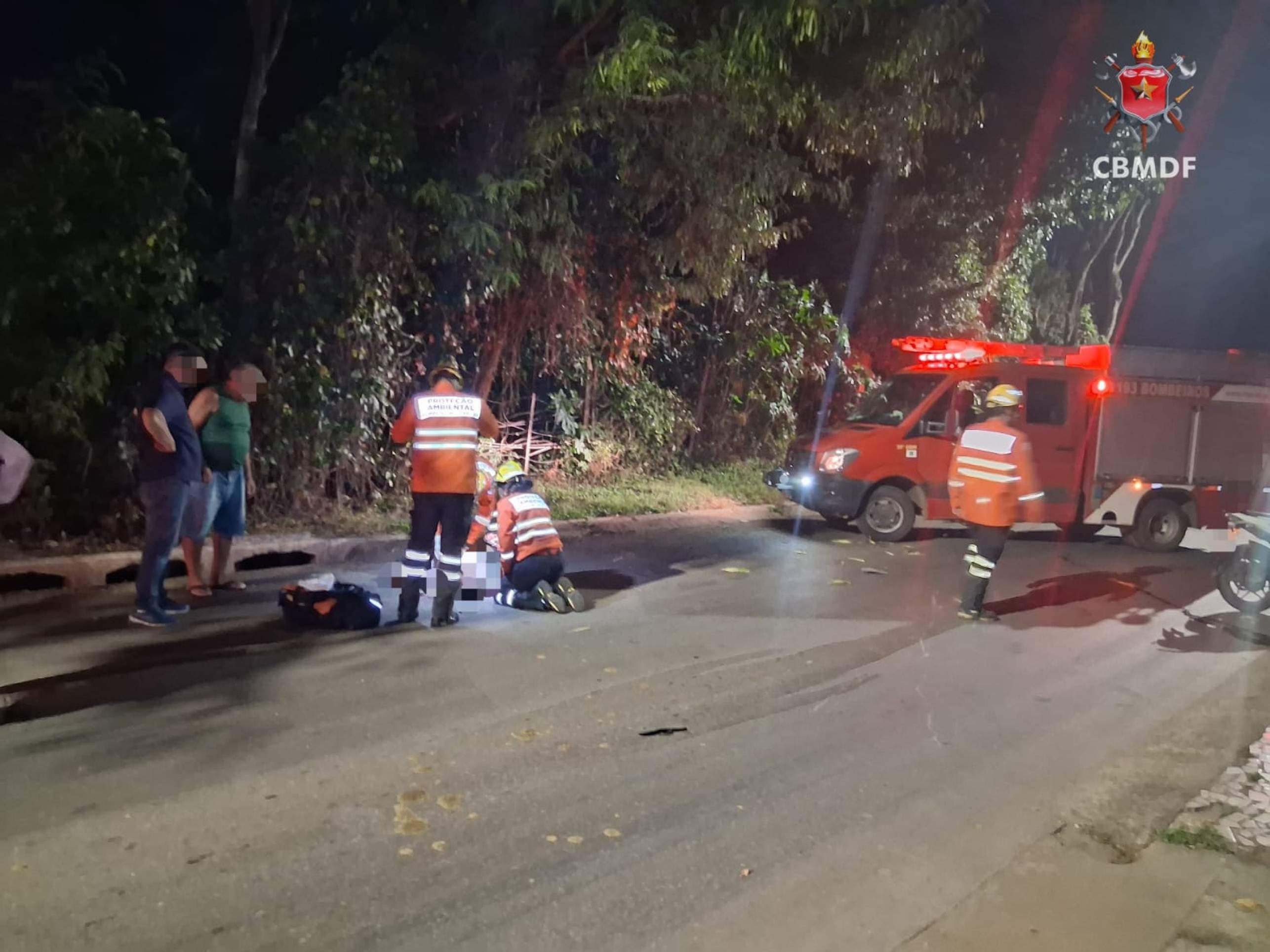 Passageiro morre após motorista perder o controle da moto em Ceilândia