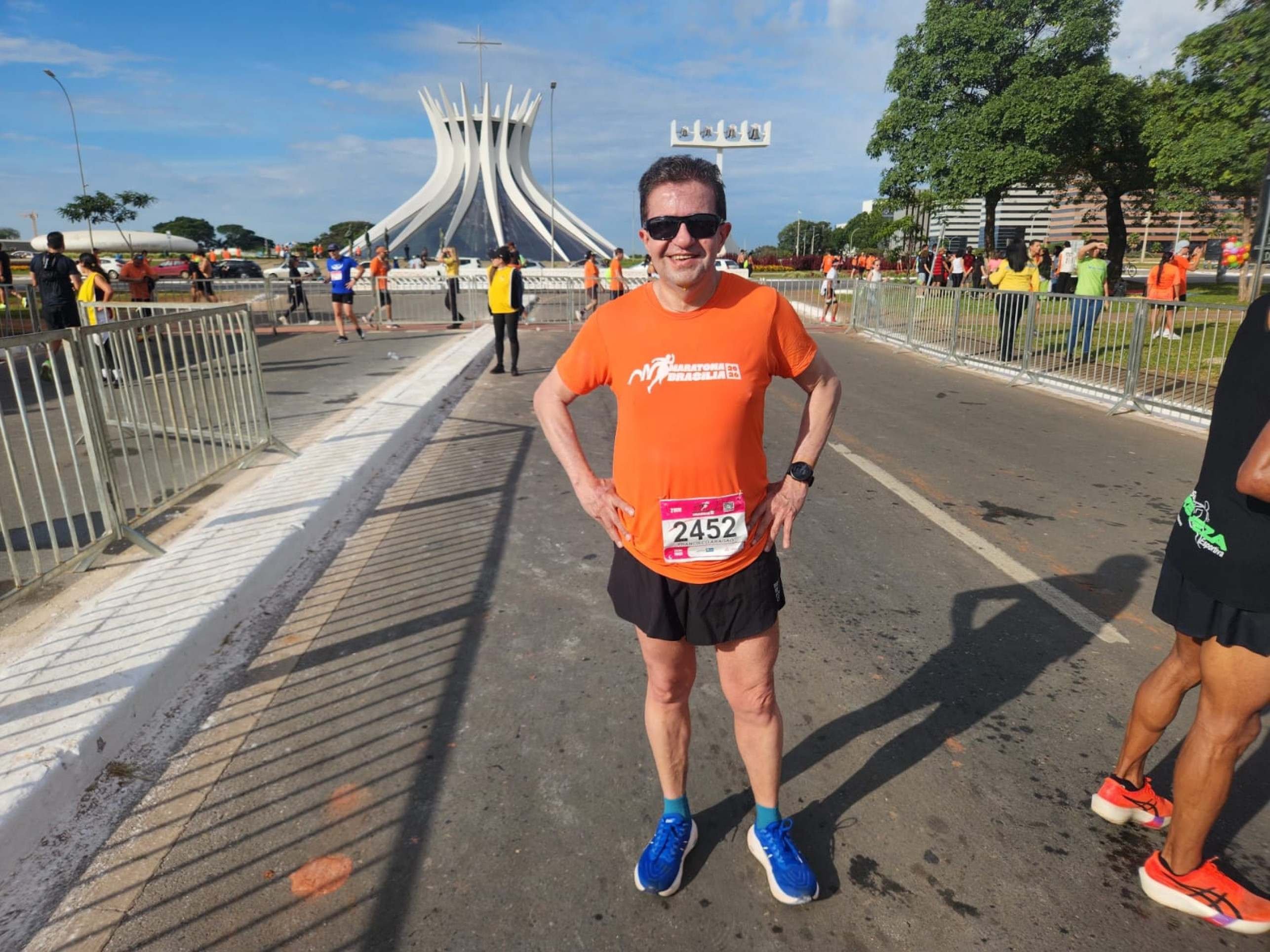 Cientista brasiliense marca presença na Maratona Brasília 2026