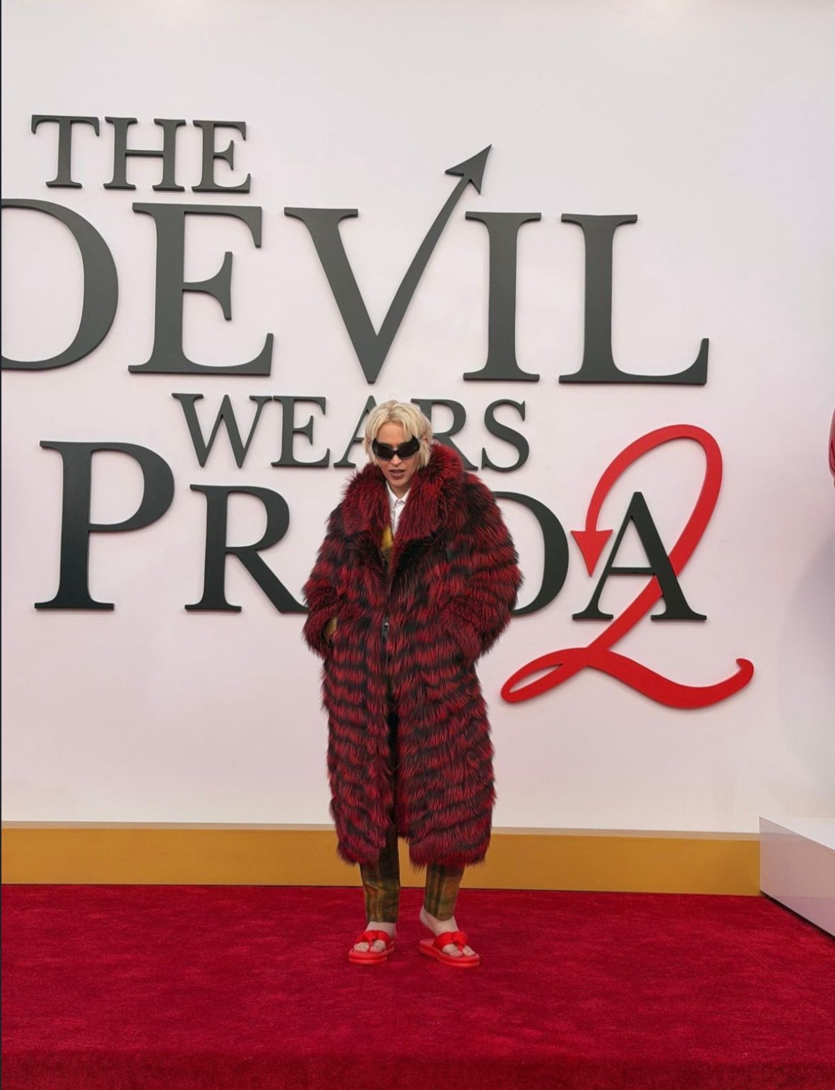 Gabb na premiere do filme  