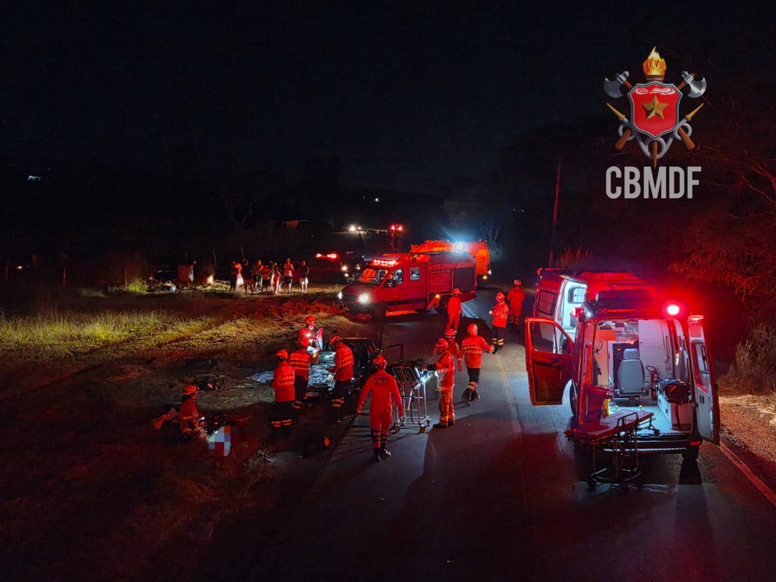 Após colisão que matou oito, outro acidente deixa dois mortos no Paranoá