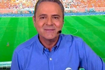 Narrador esportivo terá sua voz utilizada em Jogada de Risco, série de Cauã Reymond, que estreará na plataforma de streaming -  (crédito: Observatorio dos Famosos)
