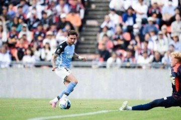 Atacante de 28 anos vive sua primeira experiência fora do Brasil -  (crédito: Foto: Divulgação/Júbilo Iwata)