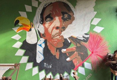 Homenagem para Dona Lió, tia da Marta Kalunga, idealizadora da Casa Memória da Mulher Kalunga  -  (crédito: Júlia Sirqueira CB/D.A Press) -Homenagem para Dona Lió, tia da Marta Kalunga, idealizadora da Casa Memória da Mulher Kalunga  -  (crédito: Júlia Sirqueira CB/D.A Press)