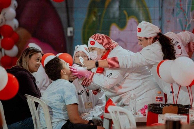Turma do Bem oferece tratamento odontológico em ação solidária 
 -  (crédito: Divulgação/ Turma do Bem)