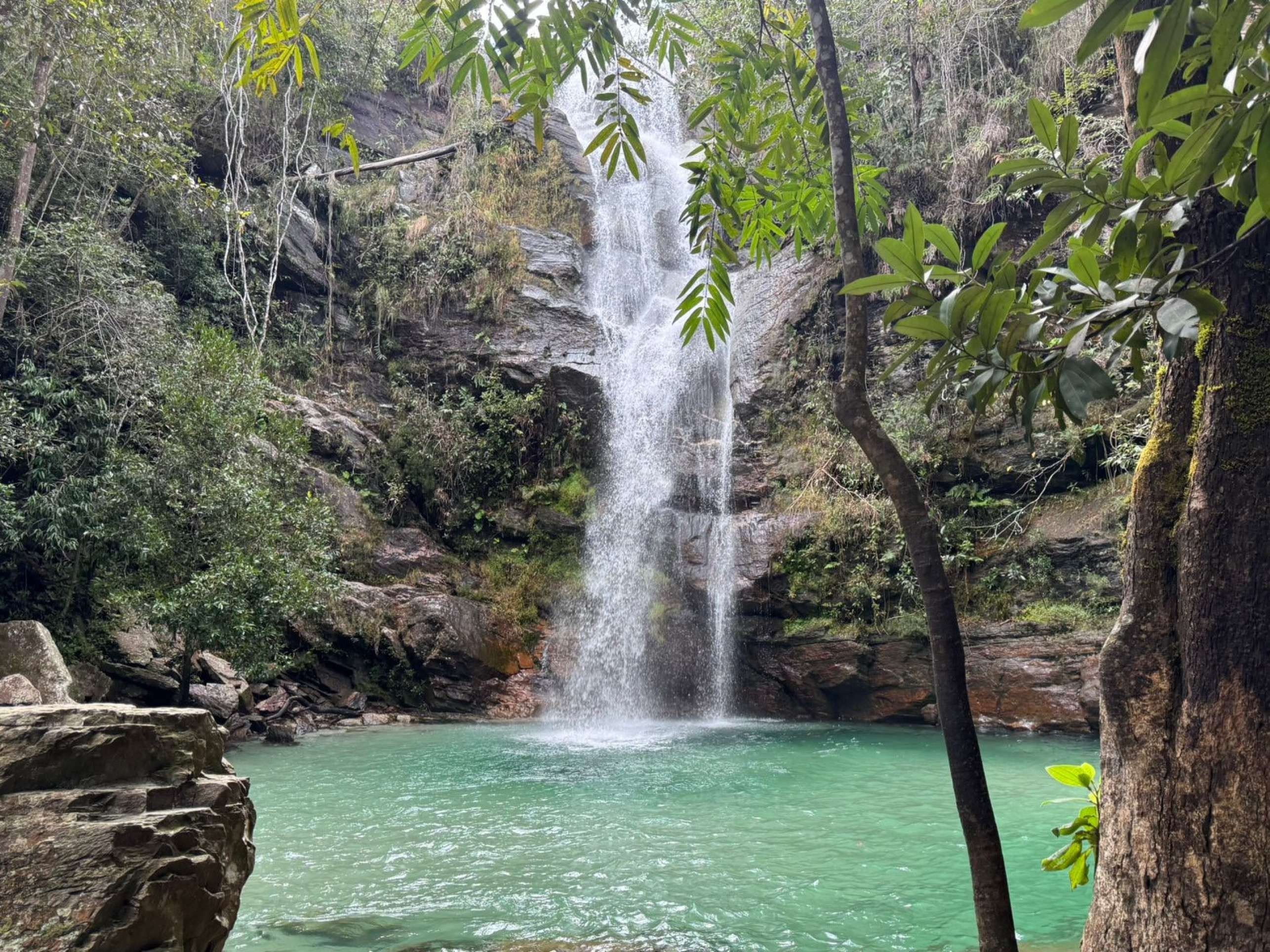 Cachoeira Santa B&aacute;rbara, tesouro escondido dentro da Comunidade Kalunga
