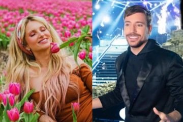 Lorrayne Mavromatis e MrBeast  -  (crédito: Reprodução/Redes Sociais)