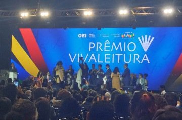 O Ministro da Educação fez o anúncio durante participação no prêmio VivaLeitura, em Brasília -  (crédito: Mariana Niederauer / CB / DA Press)