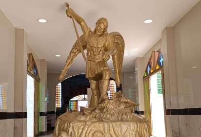 Dia de São Jorge reúne fé e tradição em Catedral de Taguatinga -  (crédito: Ana Carolina Alves/CB/DA Press) -Dia de São Jorge reúne fé e tradição em Catedral de Taguatinga -  (crédito: Ana Carolina Alves/CB/DA Press)