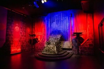 Trono de ferro de Game of Thrones é uma das atrações -  (crédito: Fotos: Cristiano Sérgio/ Divulgação)