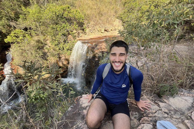  Daniel se perdeu no meio do mato em uma trilha no Poço Azul, em Brazlândia
