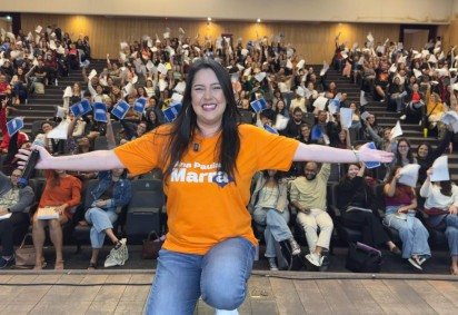 Ana Paula Marra deixou a Secretaria de Desenvolvimento Social e, agora, ministra aulas em cursinhos preparatórios para o concurso da Sedes -  (crédito: Divulgação)