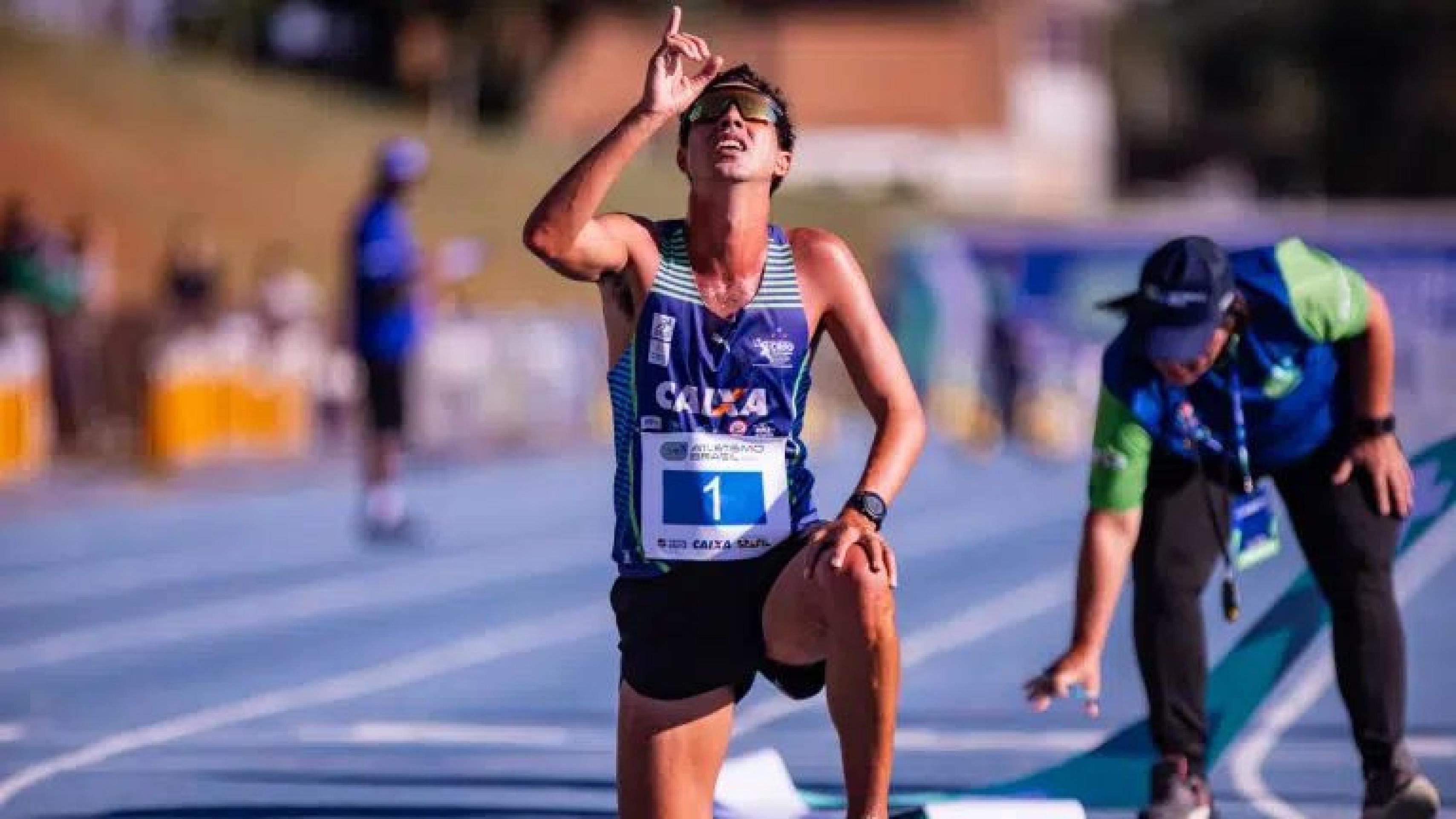 Marcha: Caio Bonfim quebra recordes no Troféu Adhemar Ferreira da Silva