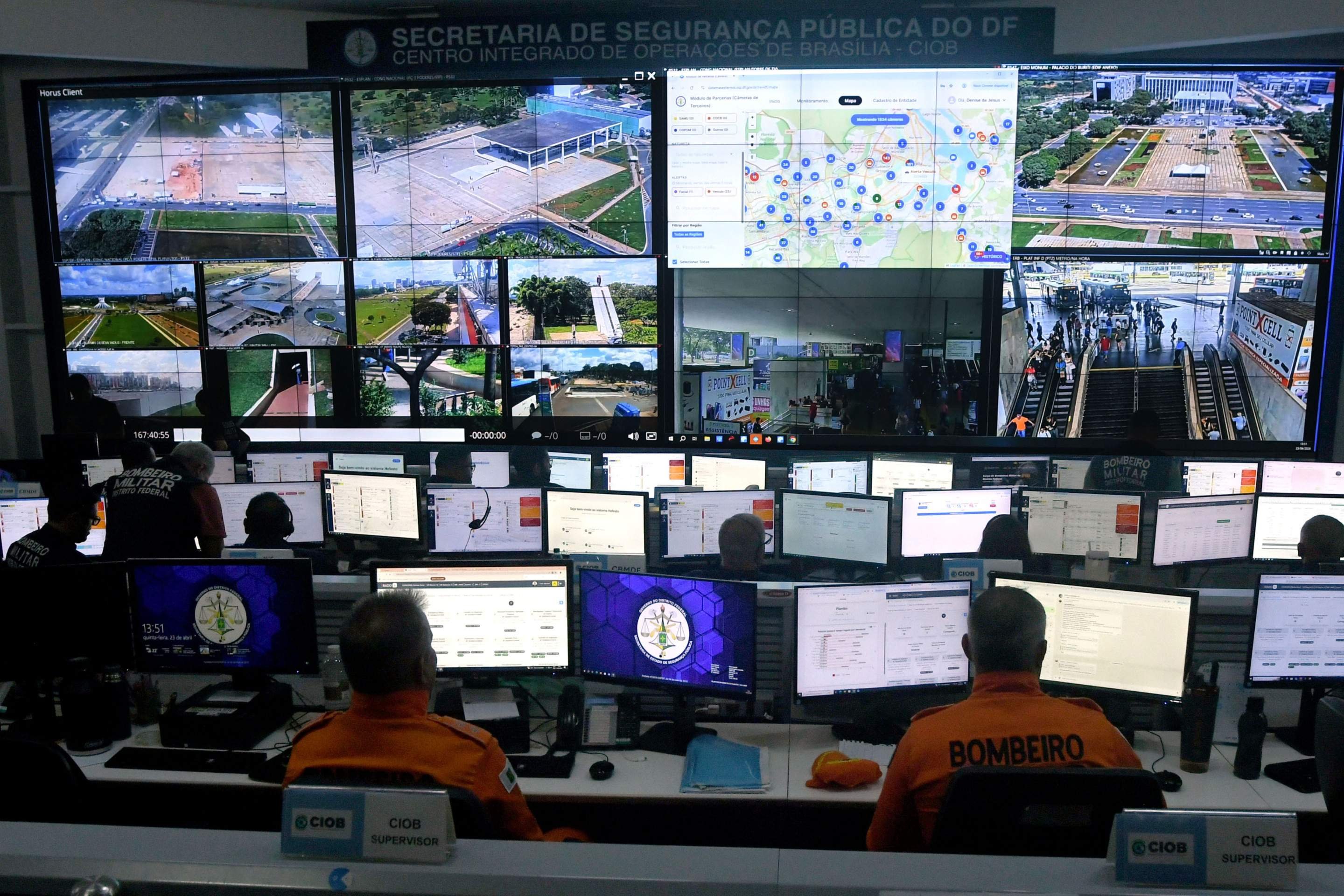 'Opera&ccedil;&atilde;o contra grupo extremista acelera plano de intelig&ecirc;ncia para as elei&ccedil;&otilde;es
 -  (crédito:  Marcelo Ferreira/CB/D.A Press)