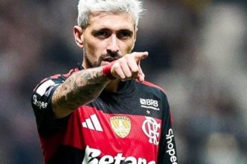 Arrascaeta mais uma vez tem grande atuação com a camisa do Flamengo -  (crédito: Foto:  Reprodução Instagram/Flamengo )