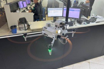Metrô-DF reforça segurança com drone de alta tecnologia -  (crédito: Divulgação)