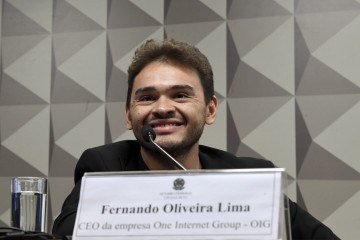 Fernandim OIG foi investigado pela CPI das Bets do Senado, que rejeitou o relatório final. Congressistas voltavam do Caribe com empresário -  (crédito: Edilson Rodrigues/Agência Senado)