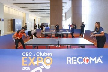 Recoma realizou ativações durante o CBC & Clubes Expo, em Campinas -  (crédito: Divulgação/CBC)