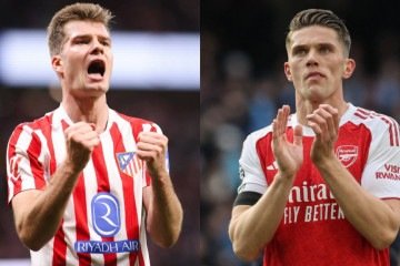 Na temporada 2025/2026, Alexander Sørloth e Viktor Gyökeres somam, juntos, 43 gols
 -  (crédito: Darren Staples/AFP)