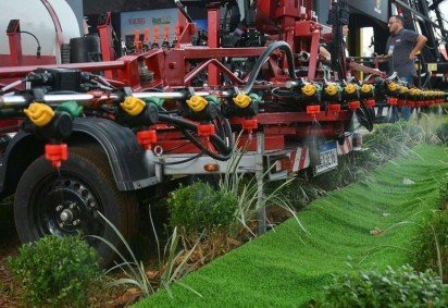 Equipamentos de alta tecnologia expostos na Agrisho. -  (crédito: Agrishow)
