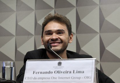 Fernandim OIG foi investigado pela CPI das Bets do Senado, que rejeitou o relatório final. Congressistas voltavam do Caribe com empresário -  (crédito: Edilson Rodrigues/Agência Senado)