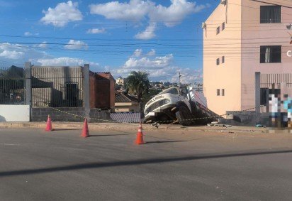 Acidente ocorreu na tarde desta terça-feira -  (crédito: CBMDF/Divulgação) -Acidente ocorreu na tarde desta terça-feira -  (crédito: CBMDF/Divulgação)