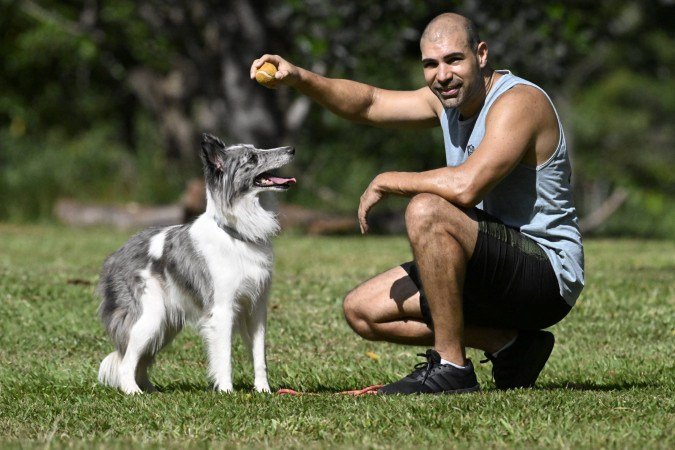 Markus Sonntag escolheu viver em &Aacute;guas Claras para ficar pr&oacute;ximo do parque e viver momentos com a companheira Eva de forma mais pr&aacute;tica