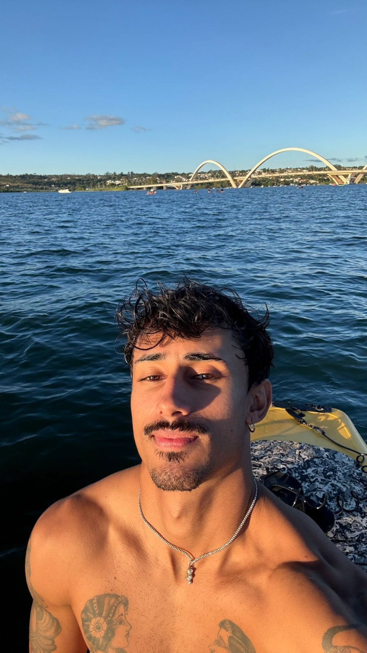 Felipe Anjos no Lago Parano&aacute;