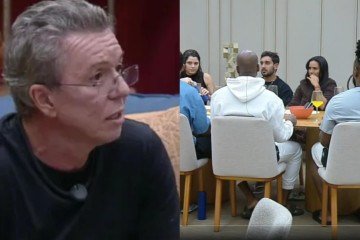 Casa do Patrão: Boninho dá bronca em participantes por cultuar religião -  (crédito: Record)