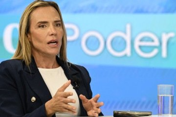  29.04.2026 Carlos Vieira CB/DA Press. A governadora *Celina Leão* é a entrevistada do CB.Poder de hoje Na bancada: Ana Maria Campos e Carlos Alexandre de Souza -  (crédito:  Carlos Vieira CB/DA Press)