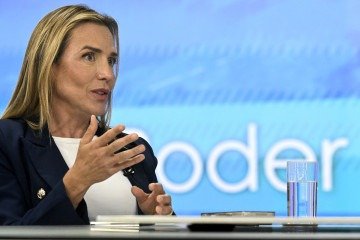 Correio recebeu a governadora Celina Leão (PP) para entrevista no CB.Poder nesta quarta-feira (29/04). -  (crédito:  Carlos Vieira CB/DA Press)