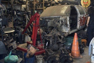 Pol&iacute;cia aponta esquema organizado que envolvia furto de ve&iacute;culos, desmontagem e revenda de pe&ccedil;as em com&eacute;rcios da regi&atilde;o
 -  (crédito: Divulga&ccedil;&atilde;o PCDF)