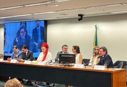 A deputada Erika Hilton (PSOL-SP), durante a instalação da comissão especial na Câmara dos Deputados -  (crédito: Vanilson Oliveira / CB / DA Press) -A deputada Erika Hilton (PSOL-SP), durante a instalação da comissão especial na Câmara dos Deputados -  (crédito: Vanilson Oliveira / CB / DA Press)