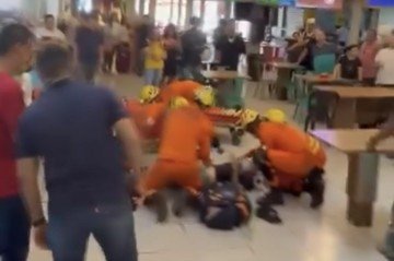 Queda de 8 metros deixa trabalhador gravemente ferido na Feira dos Goianos
 -  (crédito: Material cedido ao Correio)