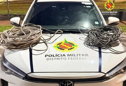 Polícia prende homem com 13 passagens criminais após novo furto -  (crédito: Divulgação / PMDF) -Polícia prende homem com 13 passagens criminais após novo furto -  (crédito: Divulgação / PMDF)