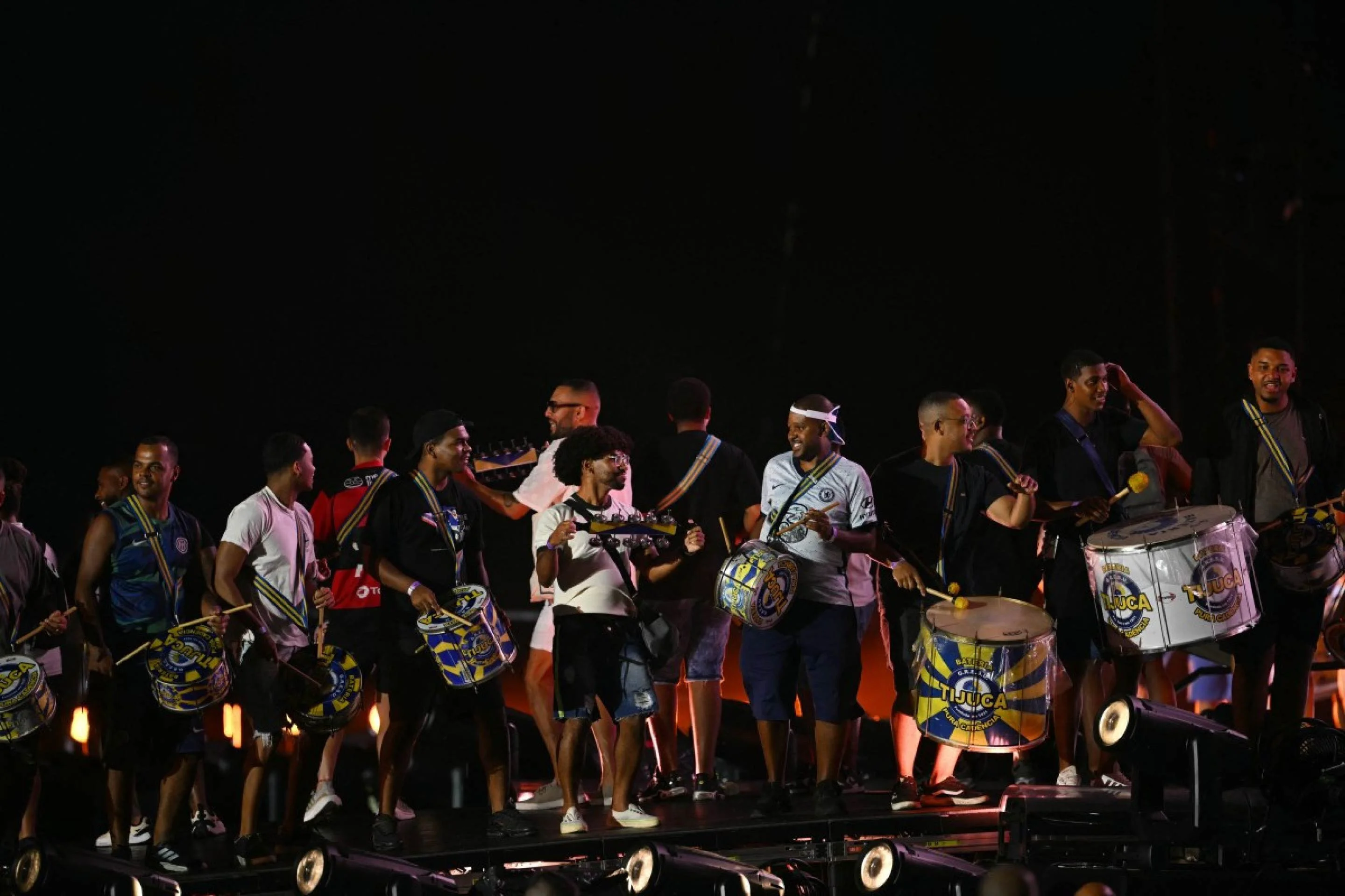 Shakira durante passagem de som em Copacabana nesta sexta-feira (1&deg;/5)