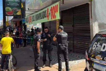 Homicídio no Itapoã neste sábado (2/6) -  (crédito: XXX)