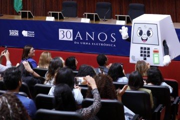 Pilili - 30 anos da Urna Eletr&ocirc;nica  -  (crédito: Alejandro Zambrana/Secom/TSE)