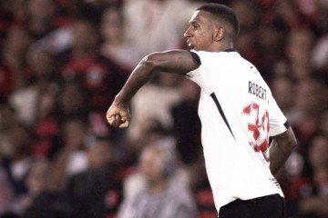 Robert Renan marcou no empate do Vasco contra o Flamengo -  (crédito: Foto: Matheus Lima/Vasco)