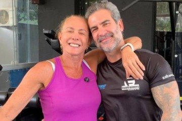 Treinador de Hortência, Fábio Aquino dá detalhes do treino da ex-jogadora para ganho de massa e mobilidade -  (crédito: Reprodução/Divulgação)