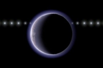A observação, feita pelo Observatório Astronômico de Ishigakijima, no Japão, ocorreu em 10 de janeiro 2024, quando o (612533) 2002 XV 93 passava na frente de uma estrela -  (crédito: Reprodução/NAOJ )