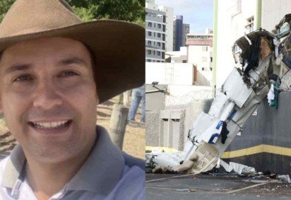 Fernando Moreira Souto, de 35 anos, filho do prefeito de Jequitinhonha, está entre as vítimas da queda de avião em BH -  (crédito: Instagram/ Gladyston Rodrigues/EM/D.A Press)