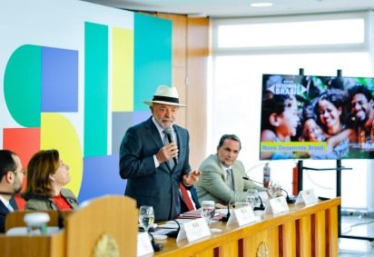 Presidente Lula anunciou novo programa para renegociação de dívidas durante evento no Palácio do Planalto, nesta segunda-feira (4/5) -  (crédito: Ricardo Stuckert/PR) -Presidente Lula anunciou novo programa para renegociação de dívidas durante evento no Palácio do Planalto, nesta segunda-feira (4/5) -  (crédito: Ricardo Stuckert/PR)