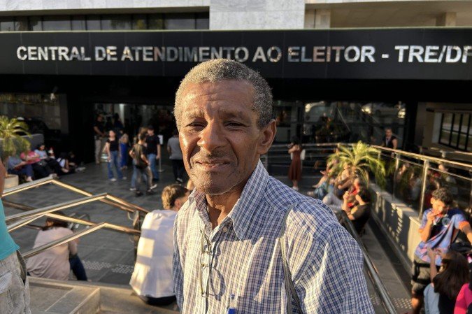 Antônio Carvalho, 72 anos, também compareceu à Corte