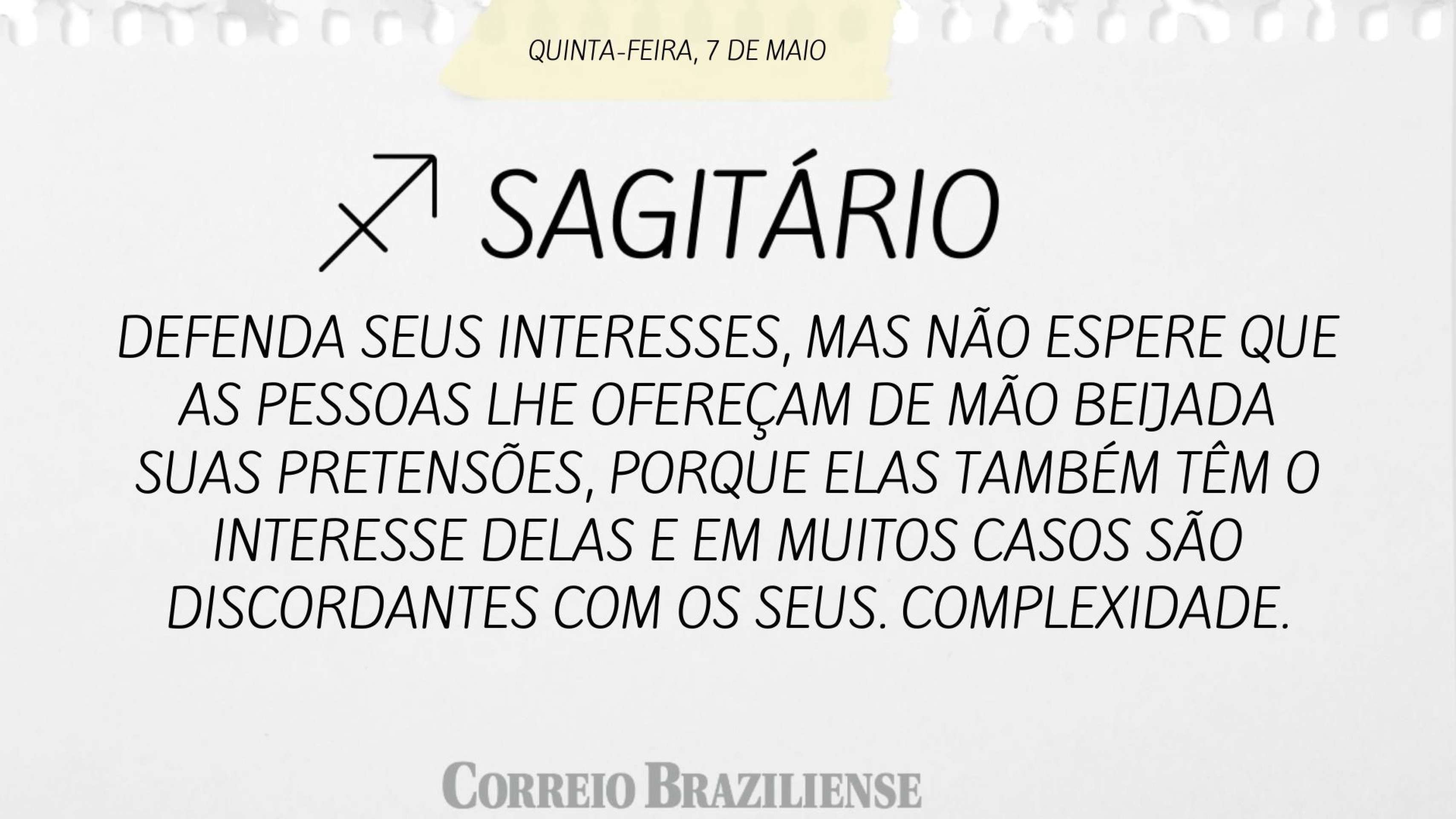 Hor&oacute;scopo desta quinta (7/5)