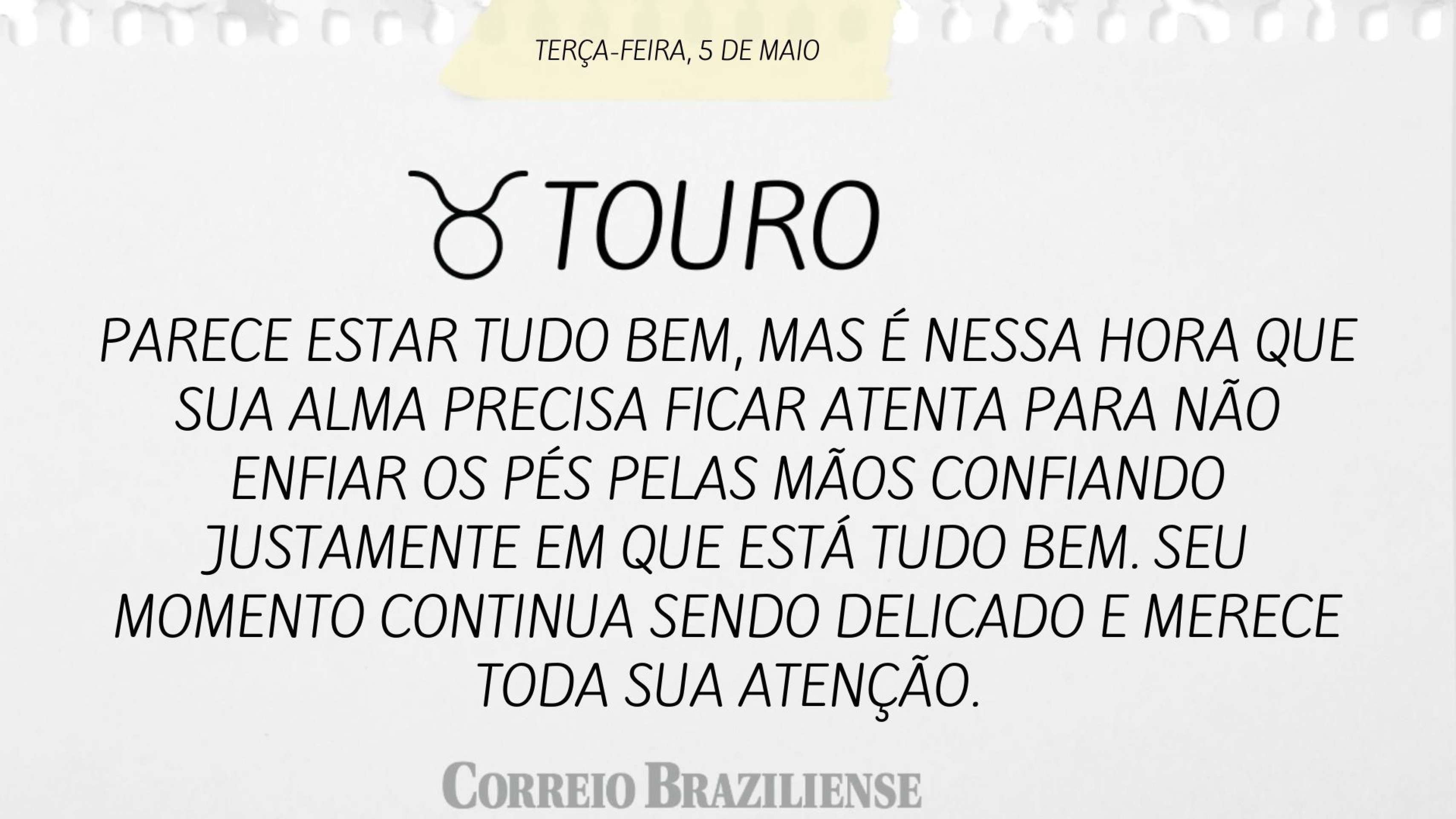 HOR&Oacute;SCOPO | 5 DE MAIO
