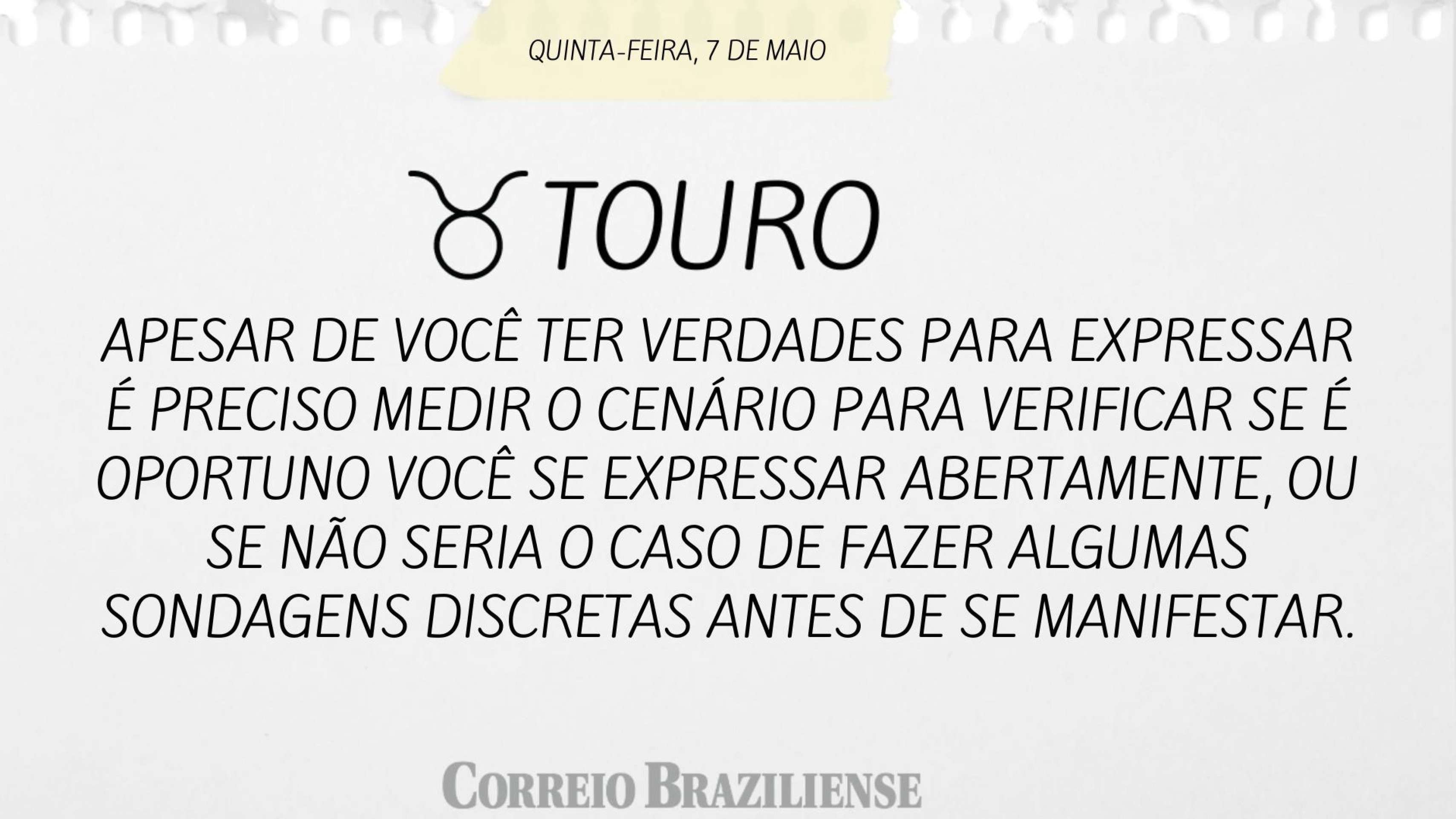 Hor&oacute;scopo desta quinta (7/5)