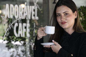 Para Carolina Sprenger, é uma honra criar um local acolhedor na cidade onde mora -  (crédito:  Carlos Vieira/CB/D.A Press)