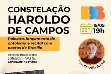 Cláudio Daniel lança 'Constelação Haroldo de Campos' -  (crédito: Divulgação)